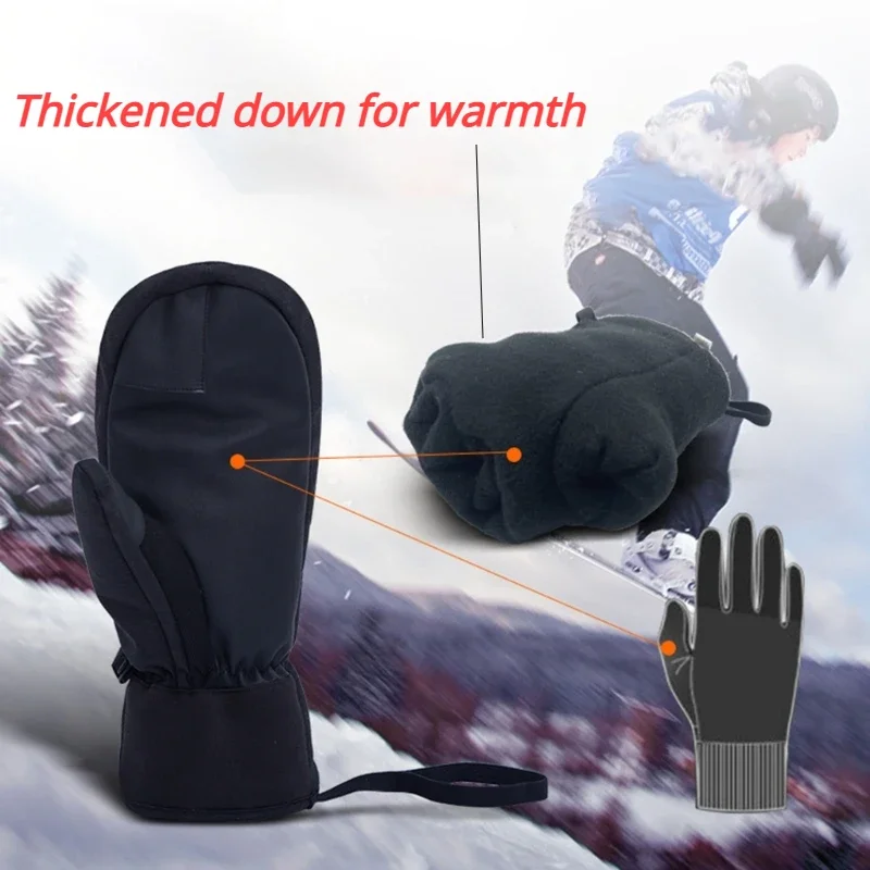 Ski Glove Waterproof - Winter Ski Gloves Waterproof Touch Screen