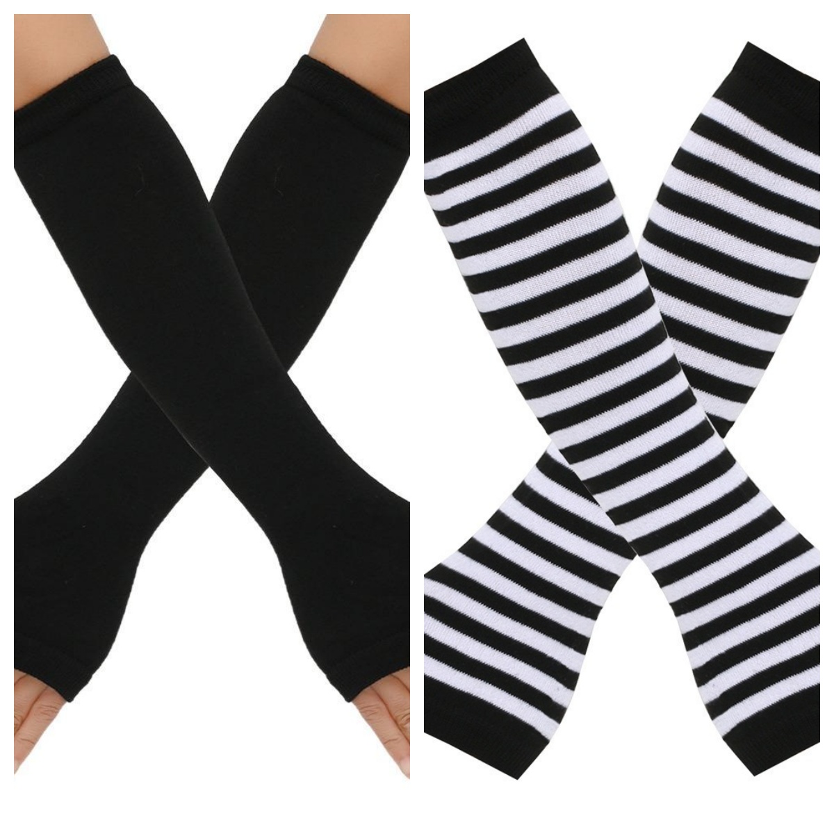 2pairs Warmer Knitted Long Fin - Fingerless Glove Knit review and price